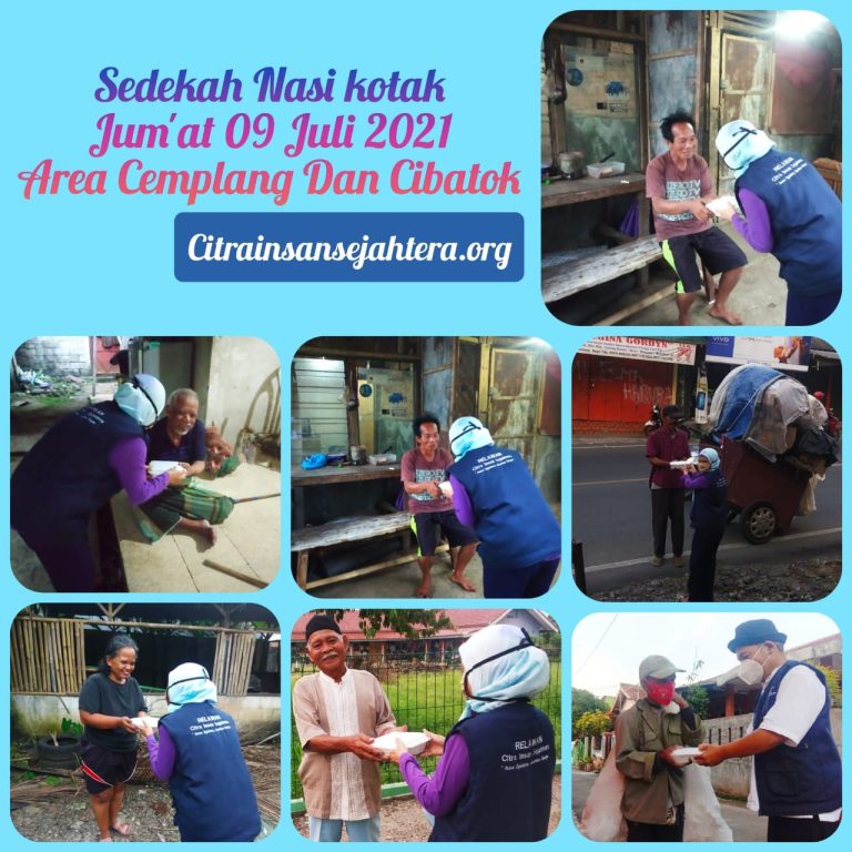 Read more about the article Laporan Kegiatan Sedekah Nasi Kotak Citra Insan Sejahtera 9 Juli 2021