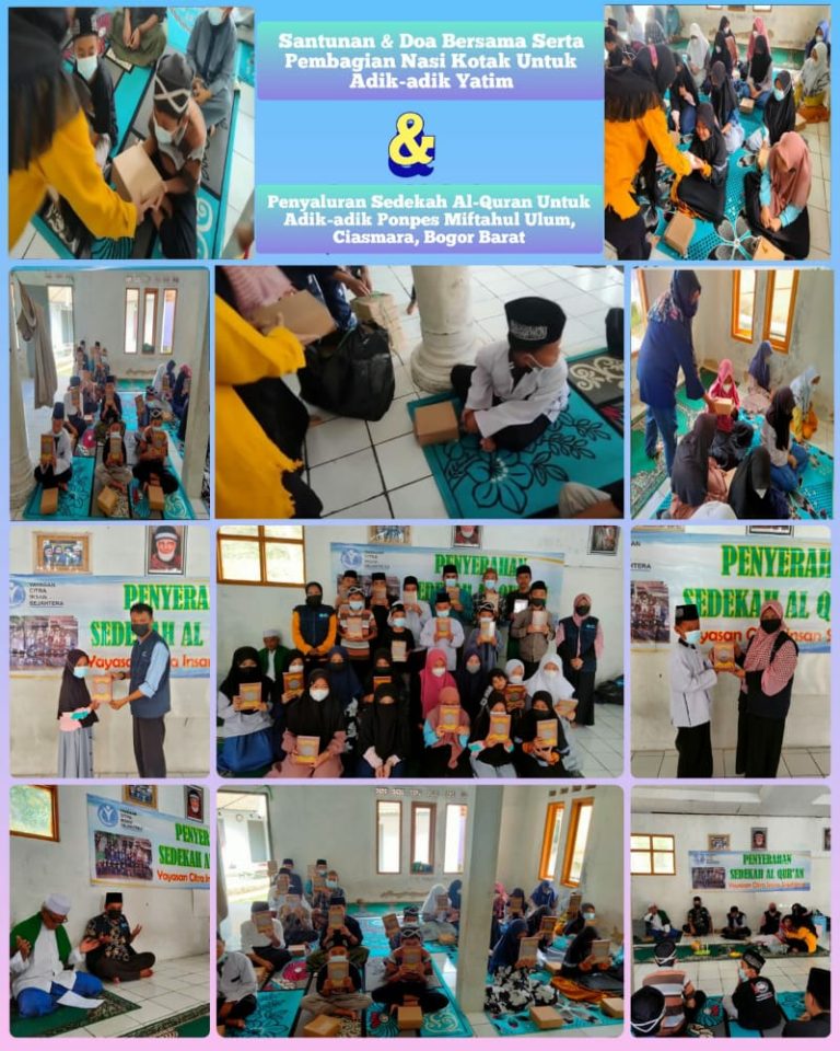 Read more about the article Laporan Kegiatan Sedekah Al Qur’an Santunan dan Do’a Bersama yatim 2 Januari 2022 Citra Insan Sejahtera