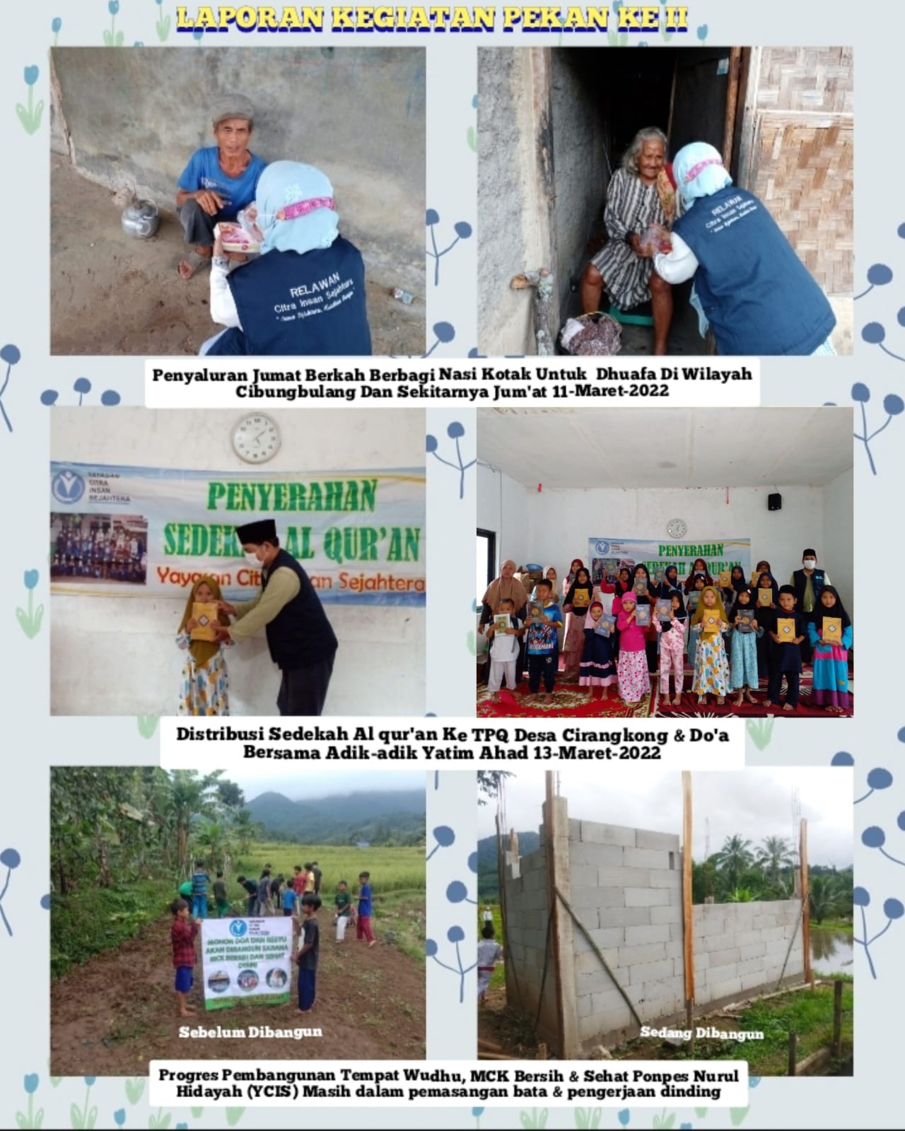 Read more about the article Laporan Kegiatan Distribusi sedekah Al Qur’an 13 Maret 2022
