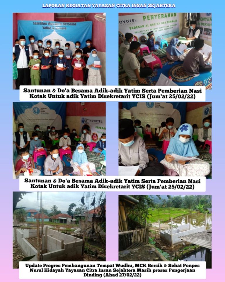 Read more about the article Laporan Kegiatan Santunan Yatim 25 Februari 2022