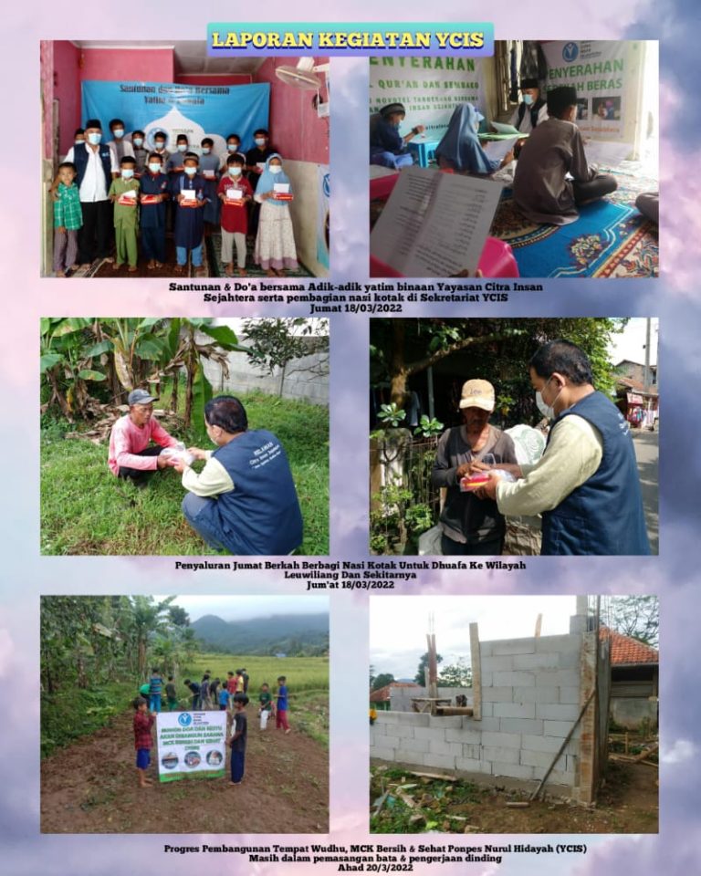 Read more about the article Laporan Kegiatan Santunan dan Do’a bersama Adik-adik yatim 18 Maret 2022