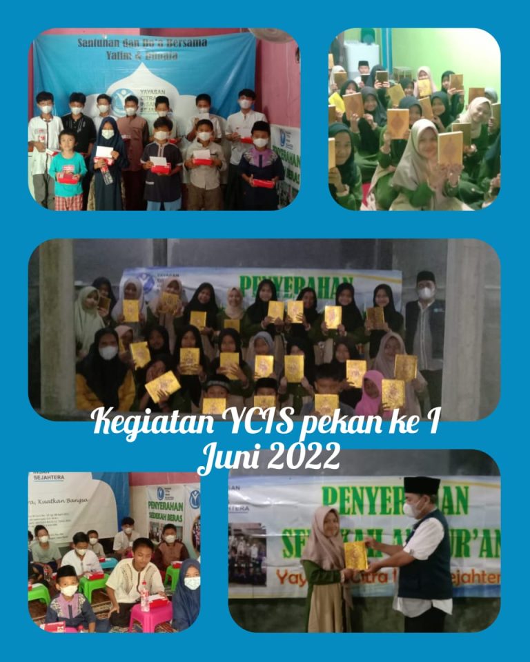 Laporan kegiatan pekan 1 bulan juni 2022 yayasan Citra Insan Sejahtera